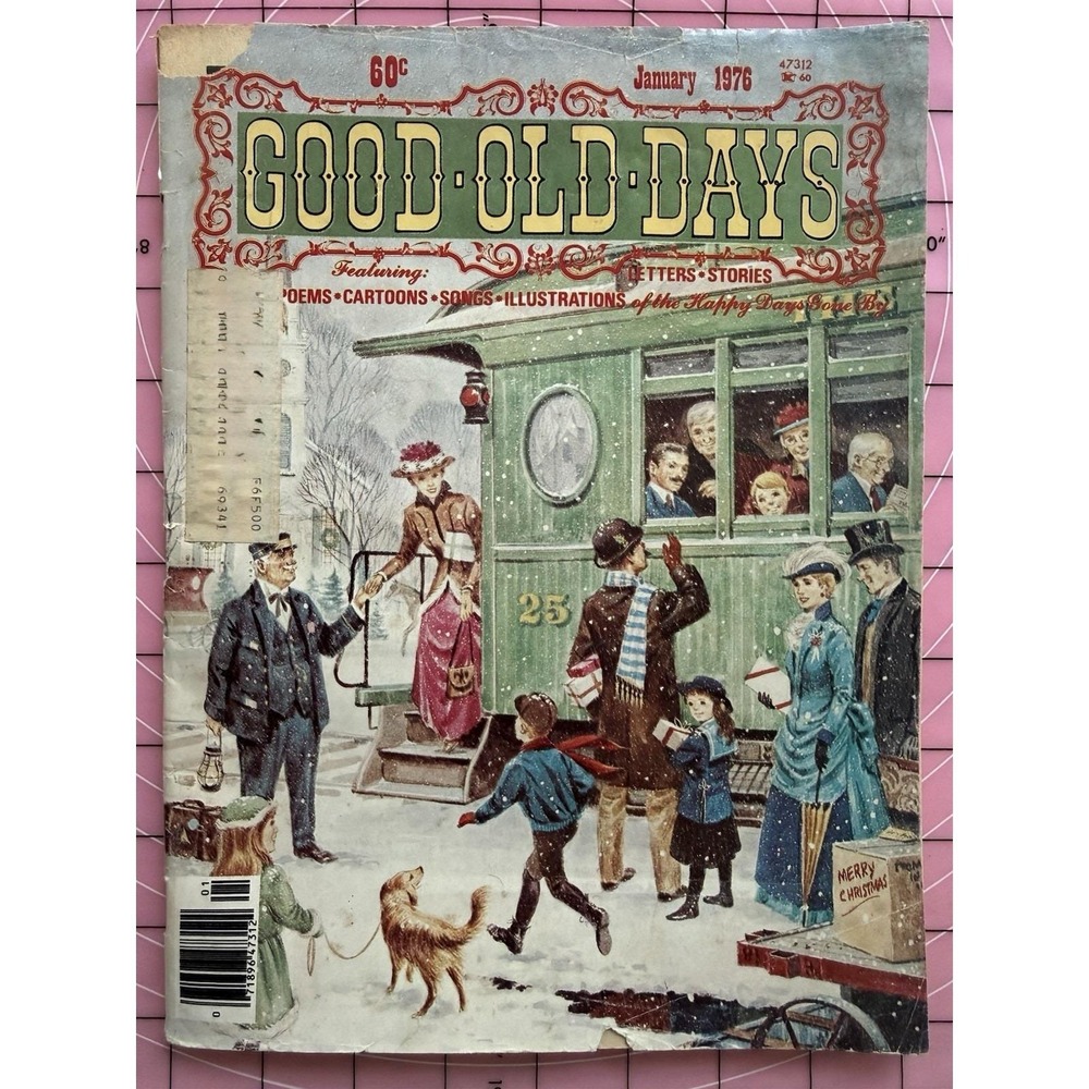 GOOD OLD DAYS Magazine‎ January 1976 Issue Vintage Americana